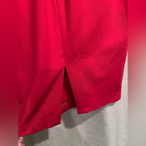 Trina Turk Midi Dress in Ruby Rose Color Event Elegant - Picture 7 of 15